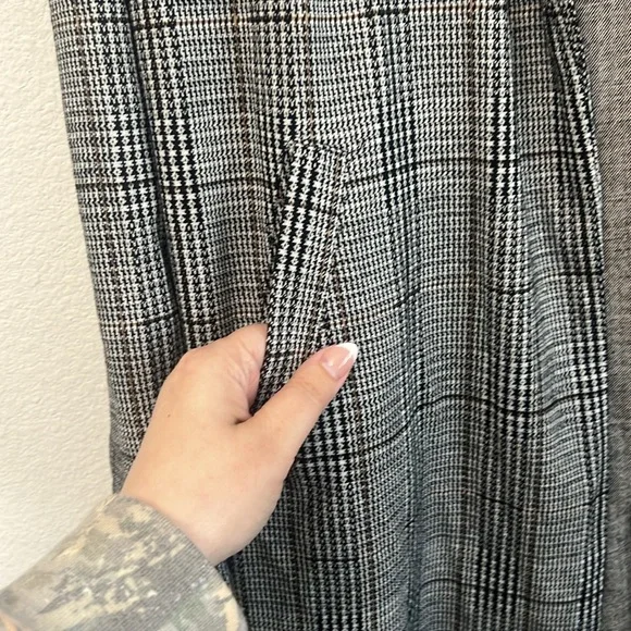 MELLODAY Gray Plaid Blazer - Womens L - Picture 4 of 7